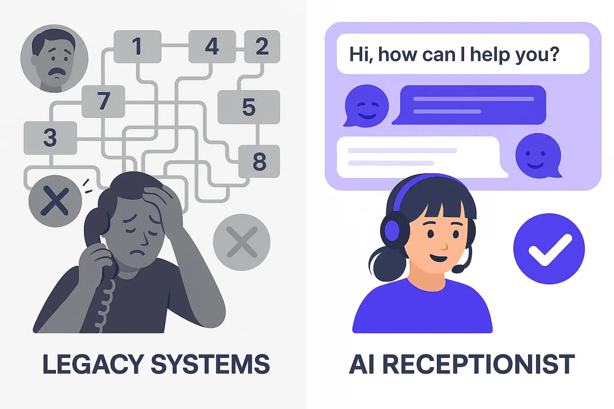 AI Receptionist vs Traditional Phone Systems